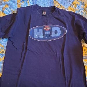 Harley-Davidson Dark Blue Tee with Logo